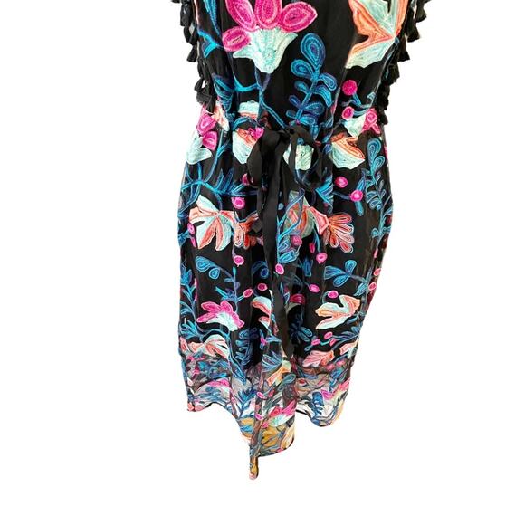 NEW Anthropologie Eva Franco Stevie Tasseled Lace Dress Size 0 Petite - Picture 5 of 13